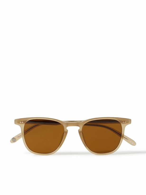 Photo: Garrett Leight California Optical - JJJJound Brooks 47 Round-Frame Acetate Sunglasses