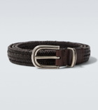 Brunello Cucinelli Woven leather belt