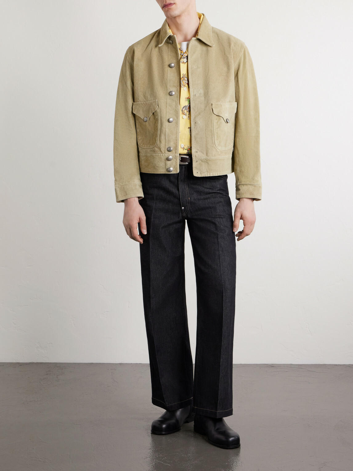 RRL - Schwab Suede Jacket - Neutrals