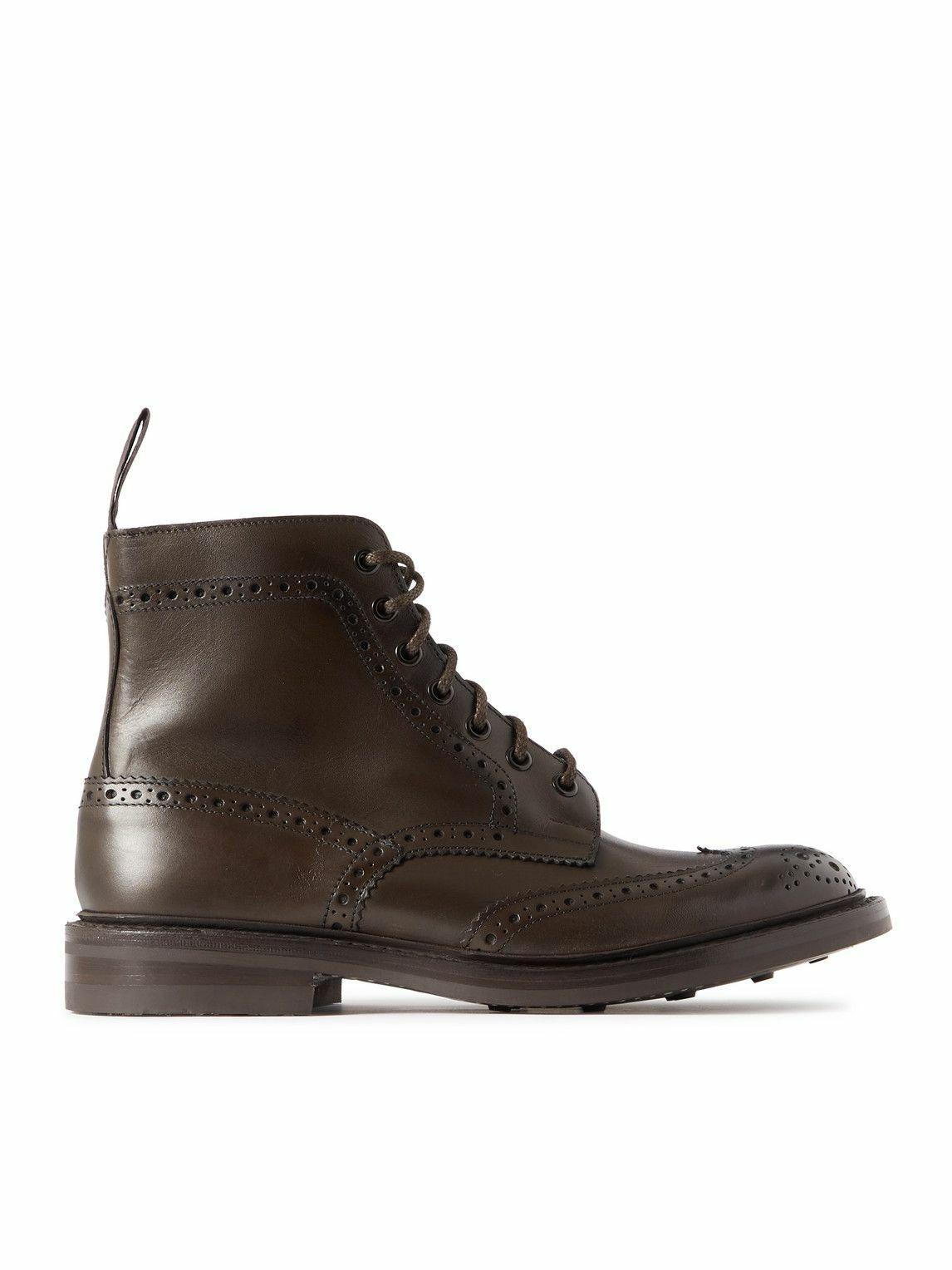 Photo: Tricker's - Stow Leather Brogue Boots - Brown
