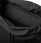 Alexander McQueen - Leather-Trimmed Logo-Print Shell Backpack - Black