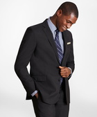 Brooks Brothers Men's Regent-Fit Wool Suit Jacket | Black