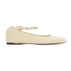 JW Anderson Yellow Fur Ballerina Flats