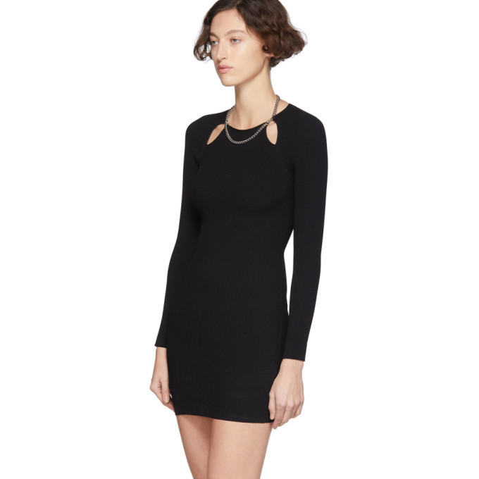 chinese dress ladies Long Sleeve Jersey Designer Dress | T by Alexander Wang
