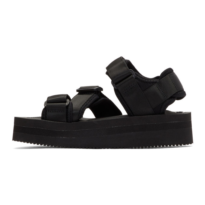 Suicoke Black Platform Kisee-VPO Sandals Suicoke