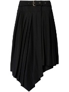 OFF-WHITE - Belted Pleated Skirt
