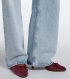 Herbert Levine 24/7 suede mules