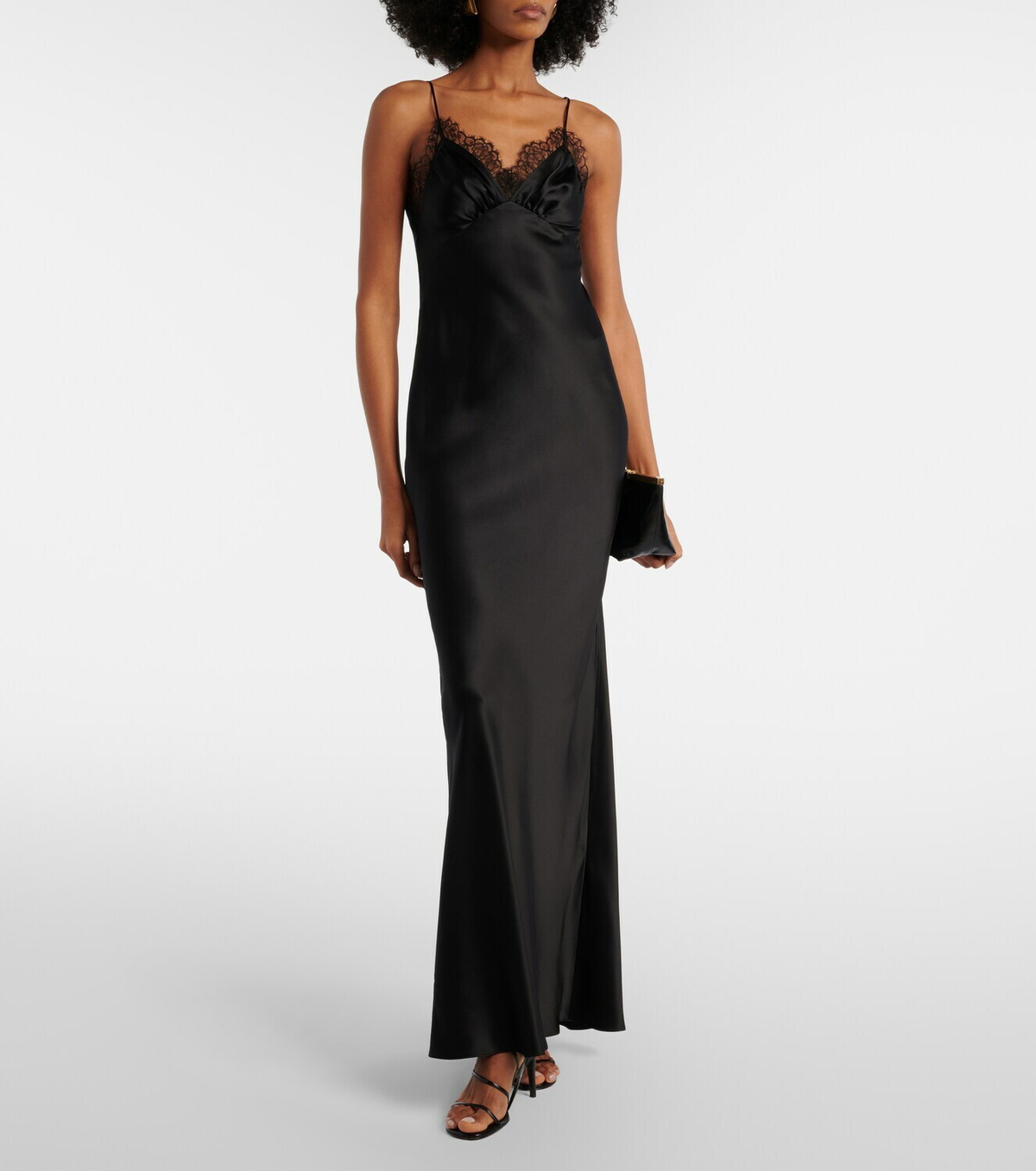 Nili Lotan Sylas silk satin gown