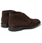 Tod's - Suede Desert Boots - Dark brown