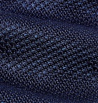Canali - 8cm Woven Silk Tie - Navy