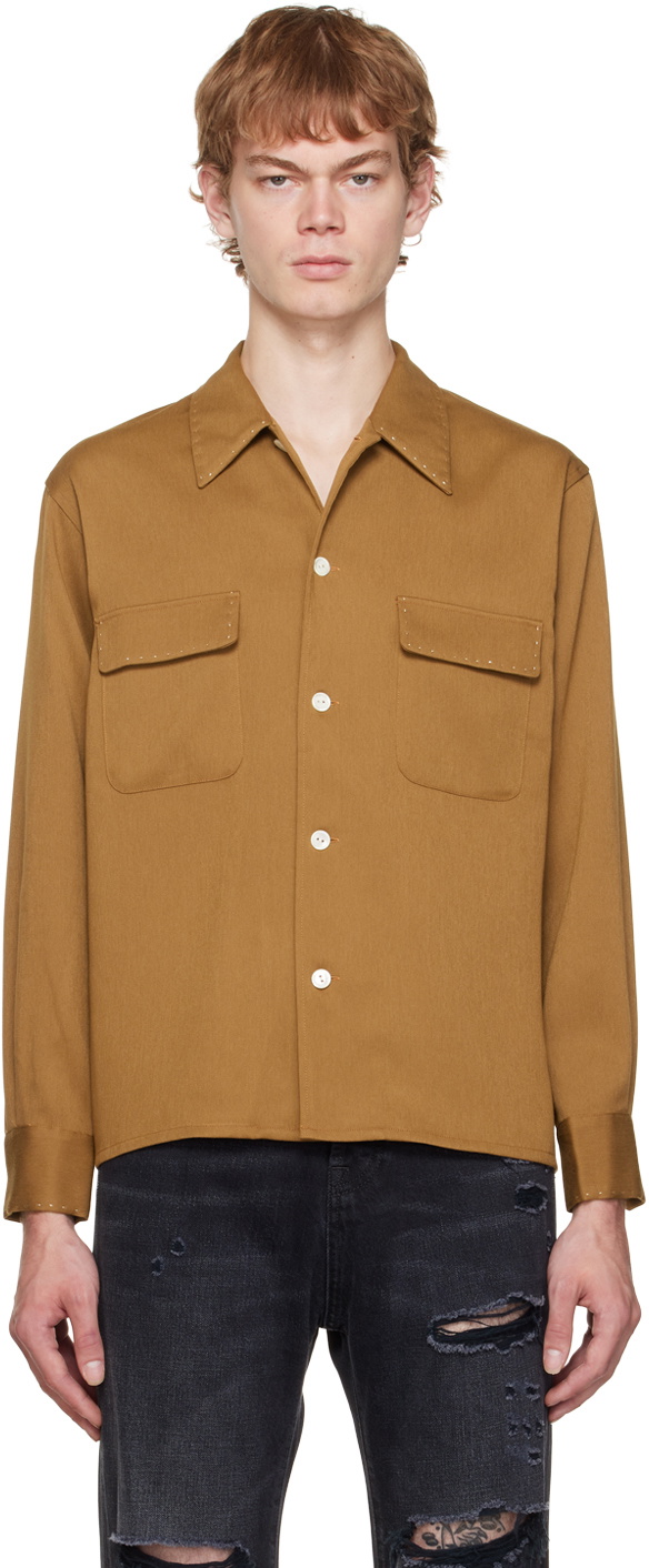 Second/Layer Brown Boulevard Shirt Second/Layer