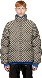 MISBHV Gray Monogram Insulated Jacket