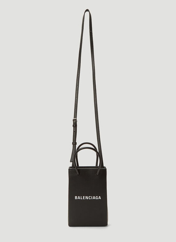 Photo: Shopping Phone Holder Bag in Black