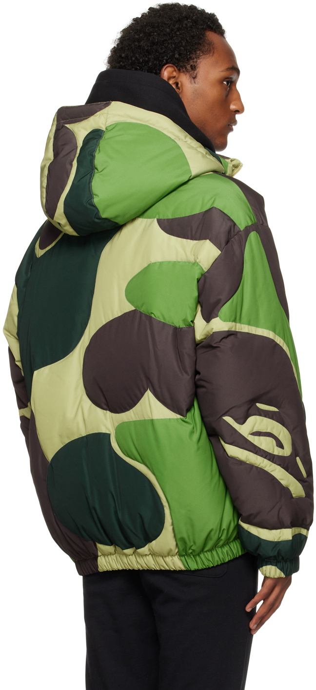 BAPE Green Mega ABC Camo Down Jacket