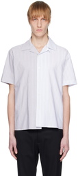 MM6 Maison Margiela Blue Asymmetric Shirt