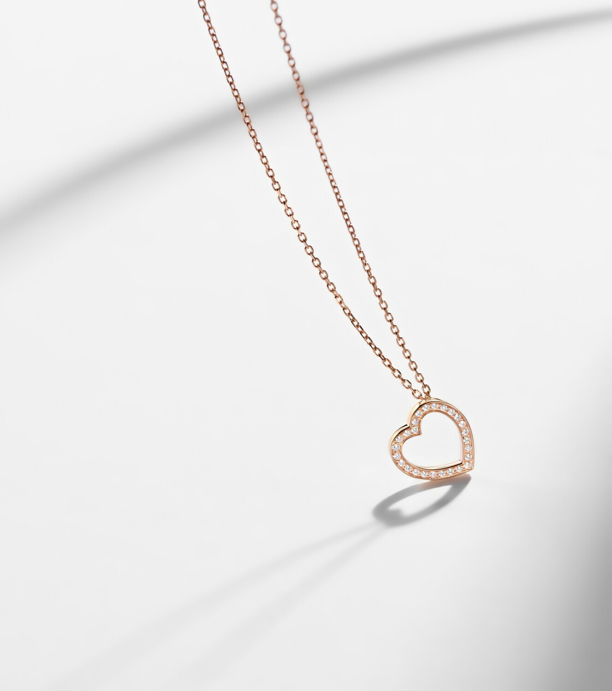 Repossi Antifer 18kt rose gold (750/1000) pendant necklace with diamonds