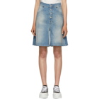 MM6 Maison Martin Margiela Indigo Light Garage Wash Denim Shorts