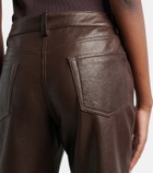 Magda Butrym Leather straight pants