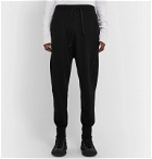 Isabel Benenato - Tapered Knitted Sweatpants - Black