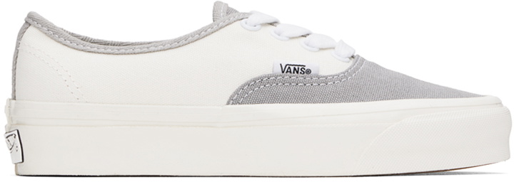 Photo: Vans Off-White & Gray Authentic Reissue 44 Sneakers