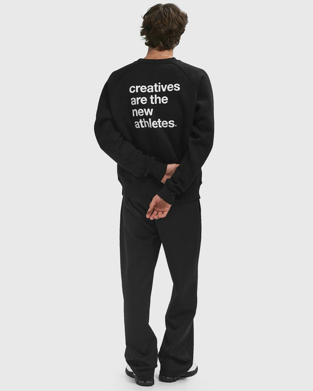 The New Originals CATNA CREWNECK Black Mens Sweatshirt