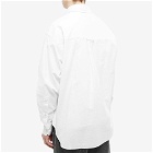 Studio Nicholson Men's Keble Oversized Pocket Shirt in Optic White