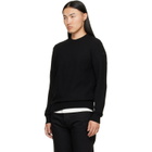 Moncler Black Textured Cashmere & Wool Sweater