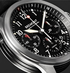 Bremont - ALT1-P/BK Automatic Chronograph 43mm Stainless Steel and Leather Watch - Black