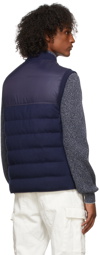 Brunello Cucinelli Navy Down Padded Vest