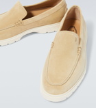 Tod's - Slip-on suede loafers