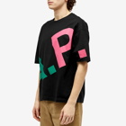 A.P.C. Men's Cory All Over Logo T-Shirt in Black Multi