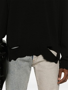 Helmut Lang Distressed Ribbed Sweater