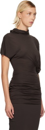 Rick Owens Lilies Brown Concordians Lilith T-shirt
