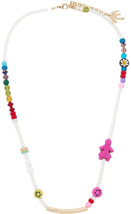 Photo: Palm Angels Multicolor Beaded Necklace