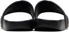 Valentino Garavani Black Coolside Rubber Slide Sandals