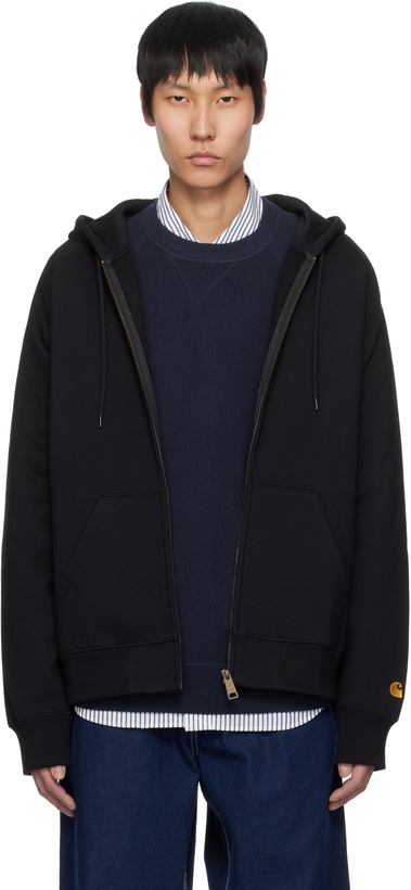 Photo: Carhartt Work In Progress Black Chase Hoodie