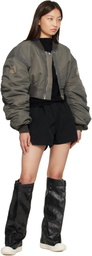 Rick Owens DRKSHDW Black Tower Elephant Tall Boots