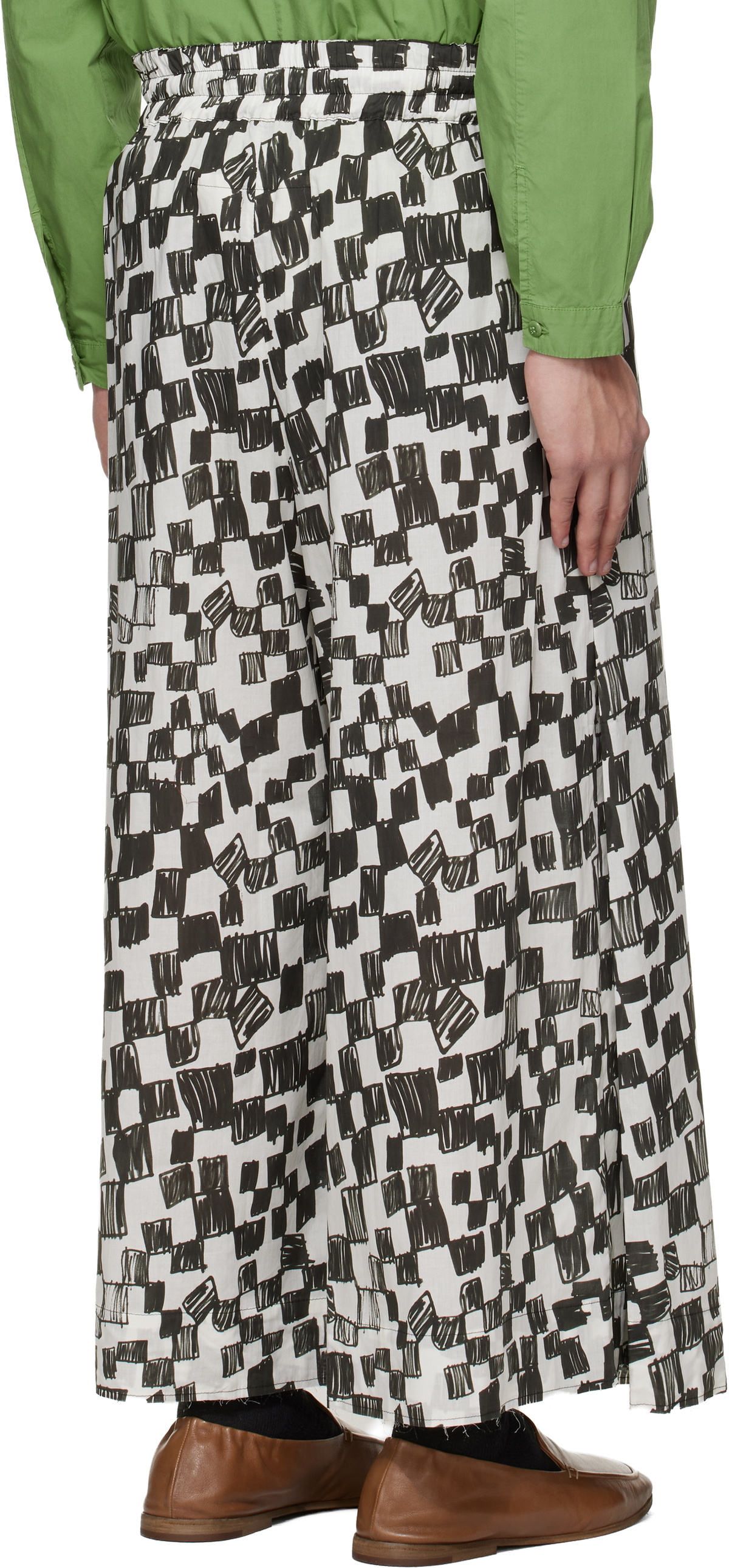 Toogood Black & White 'The Boxer' Trousers