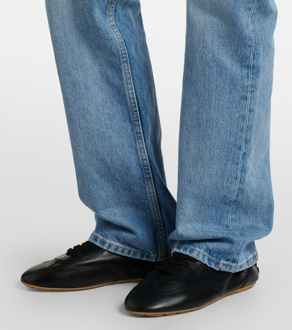 Saint Laurent Lewis leather sneakers