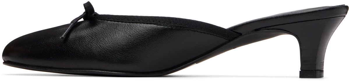 Paloma Wool Black Petra Mule Heels