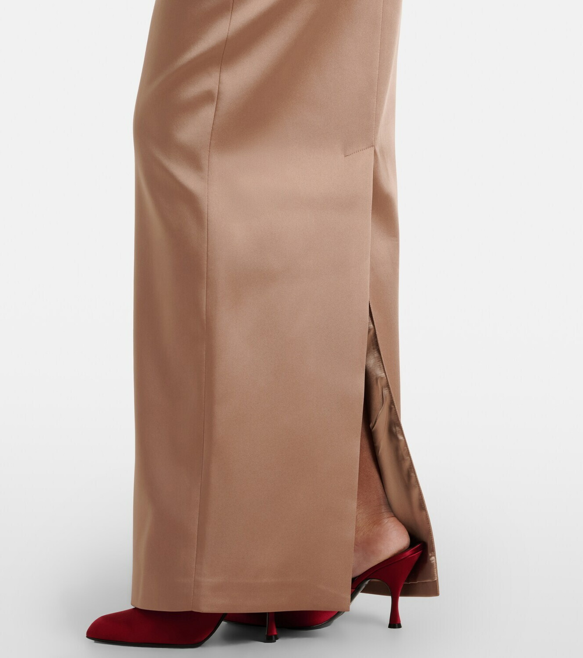 The New Arrivals Ilkyaz Ozel Sisu bow-detail satin bustier gown