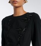 Carolina Herrera Embellished midi dress