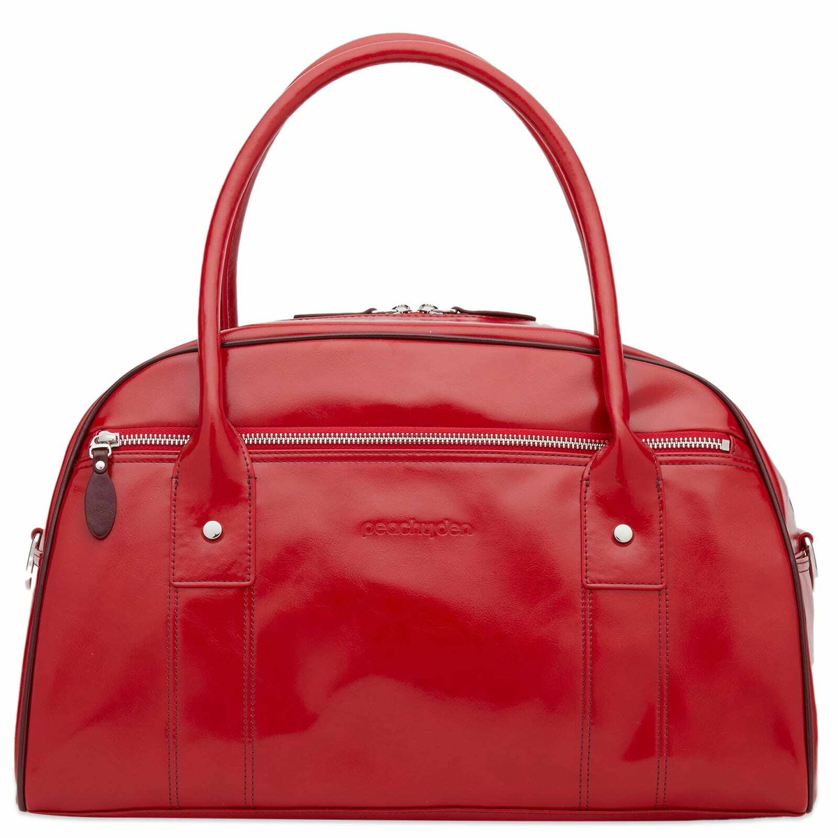Peachy Den Women's Bowler Bag in Tomato 