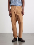 Beams Plus - Straight-Leg Piqué Cotton Trousers - Brown