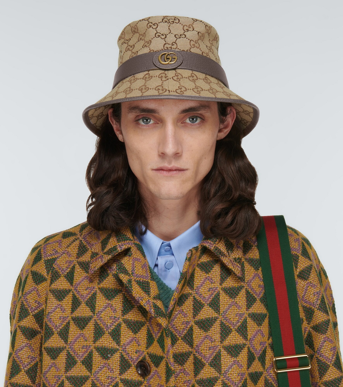 Gucci GG canvas fedora hat