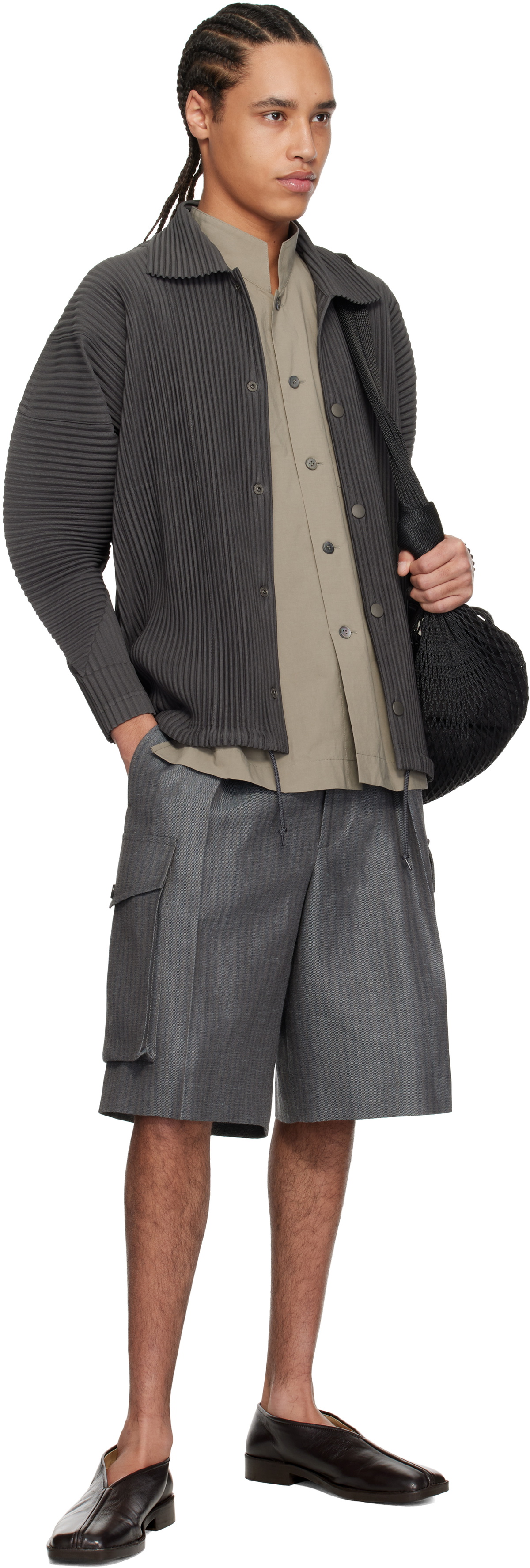 ジャケット・アウター ISSEY MIYAKE band collar jacket 3 gray ISSEY MIYAKE band collar jacket 3 gray | eBay