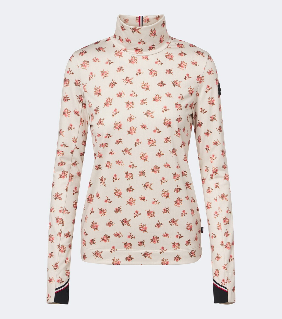 Moncler Grenoble Floral turtleneck ski top