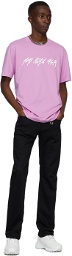1017 ALYX 9SM Pink Script Logo T-Shirt
