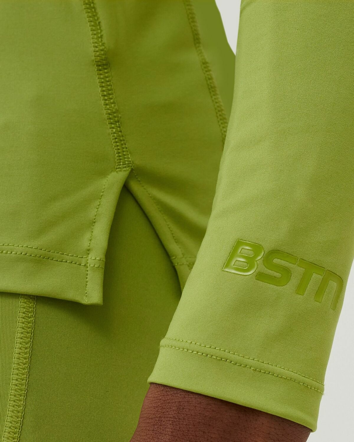 Bstn Brand Training Compression Longsleeve Green - Mens - Longsleeves