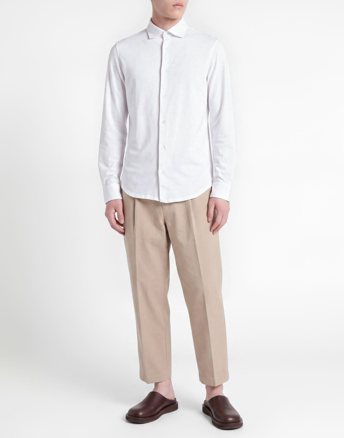 Fedeli Mens Shirt in White